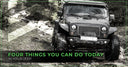 Four Things You Can Do Today In Your Jeep