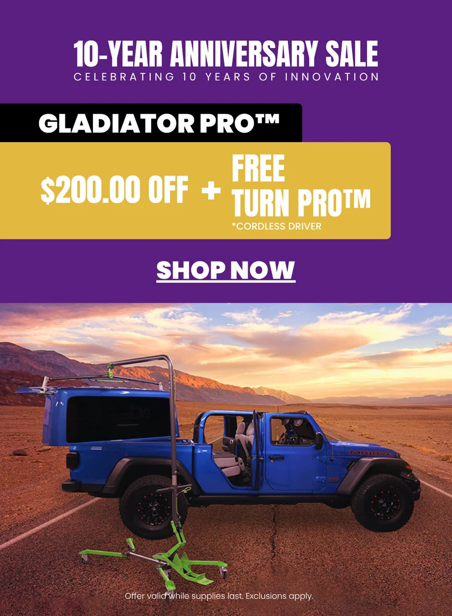 10-Year Anniversary Sale | $200 Off Venture Pro and Gladiator Pro + Free Turn Pro