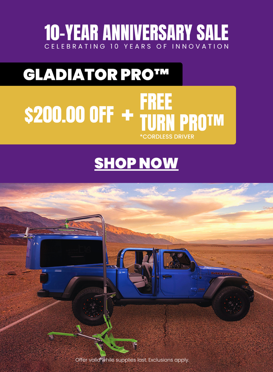 10-Year Anniversary Sale | $200 Off Venture Pro and Gladiator Pro + Free Turn Pro