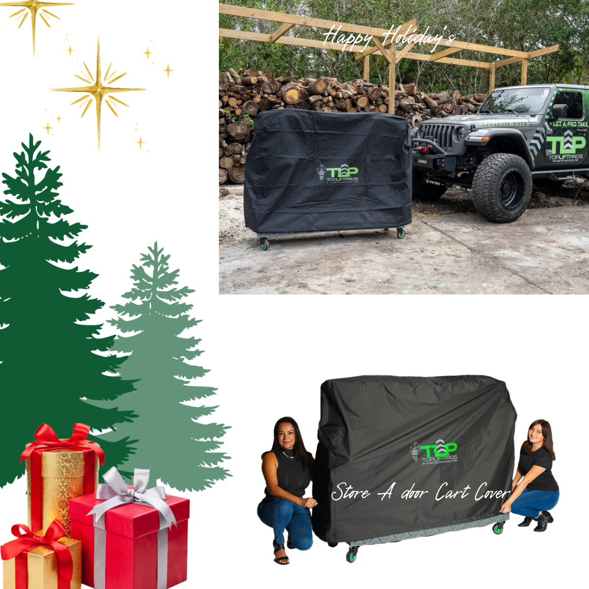 TopLift Pros Store-A-Door™ Jeep® Door Storage Cart Cover