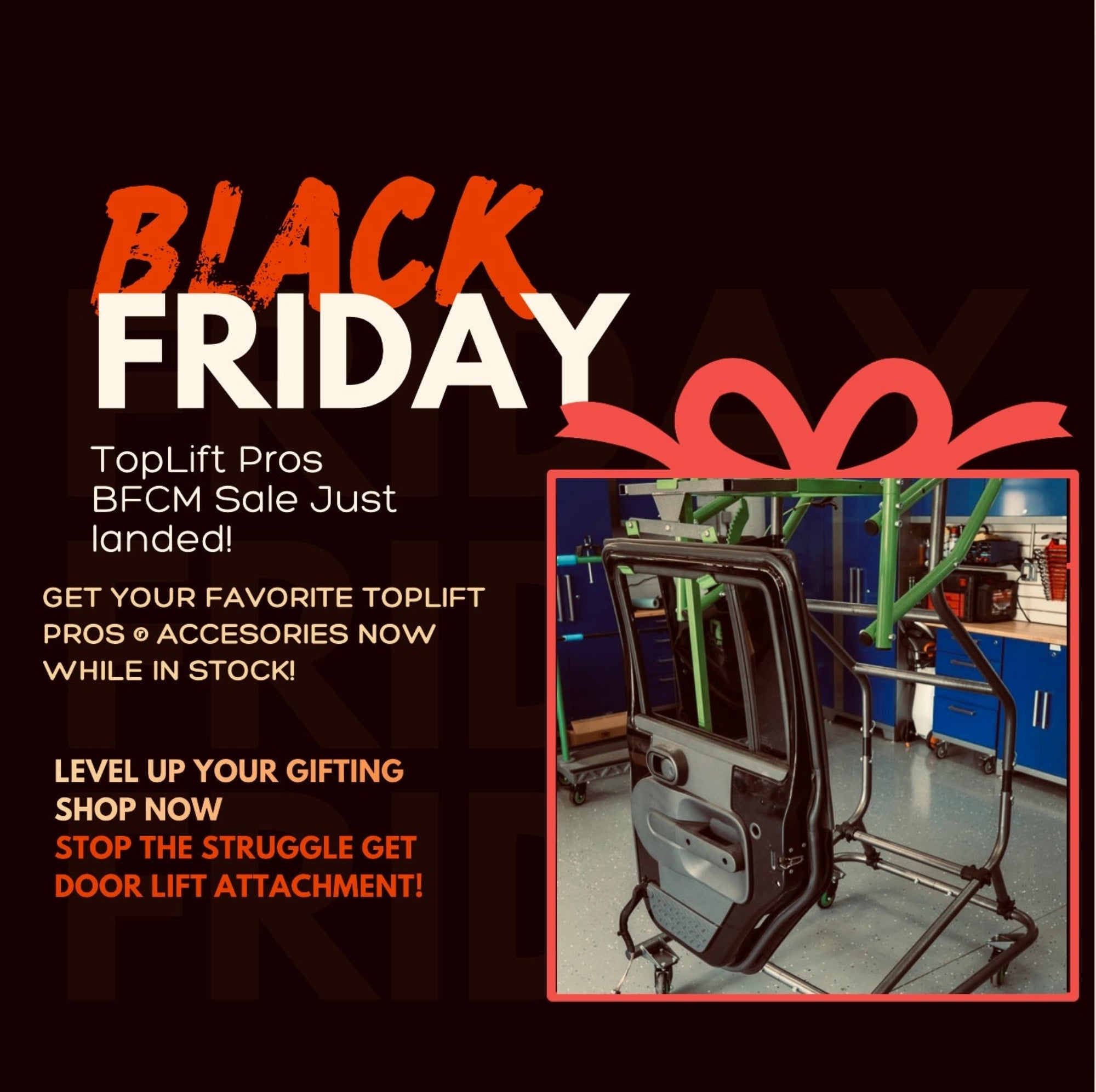 TopLift Pros Jeep® Wrangler Door Removal Tool ( This Product is not compatible with the new TLP V2.0 VERSION)FINAL STOCK!